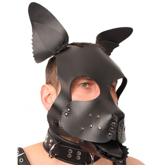 The Red Leather Puppy Dog Mask The Red Leather Puppy Dog Mask - UABDSM