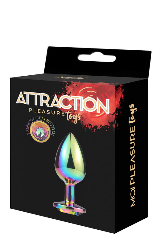 Mai Metal Anal Plug With Stone L Mai No. 74 Rainbow