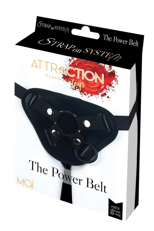 Mai Lock On The Power Belt Black