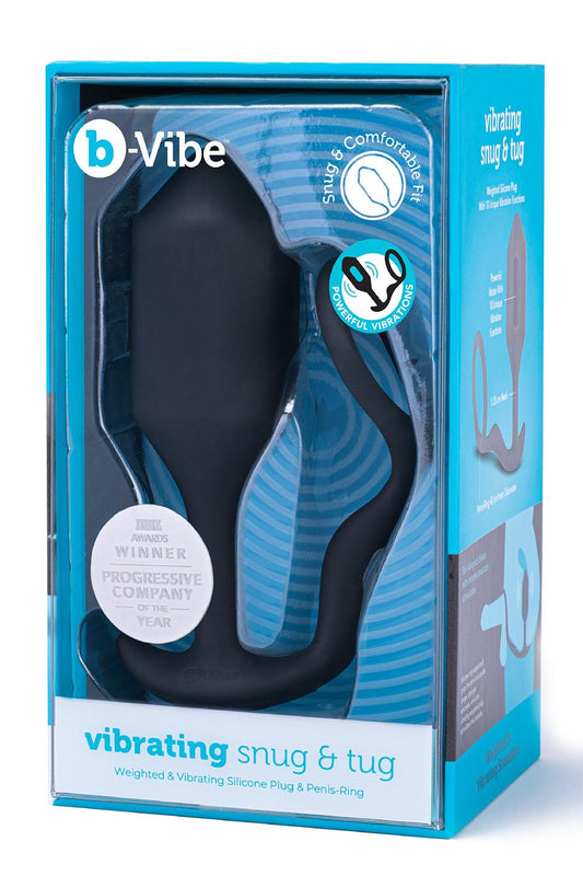 B-vibe Vibrating Snug & Tug Xl Black