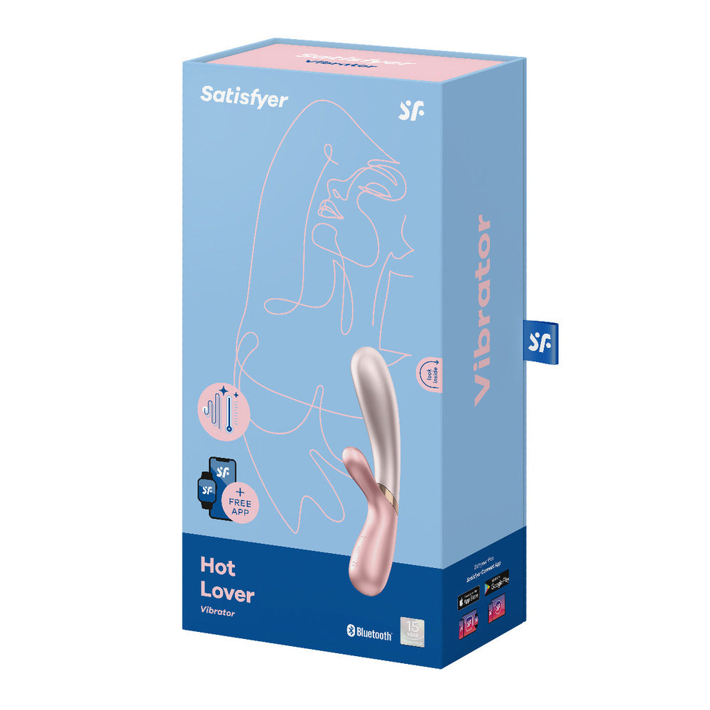 Satisfyer Hot Lover Warming Vibrator With App Control Pink - UABDSM