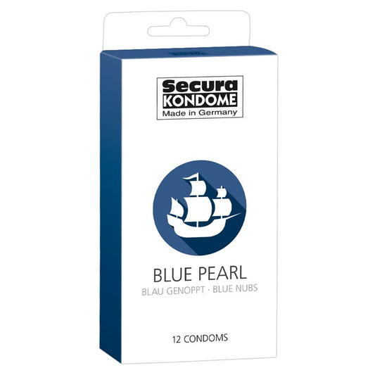 Secura Kondome Blue Pearl x12 Condoms - UABDSM