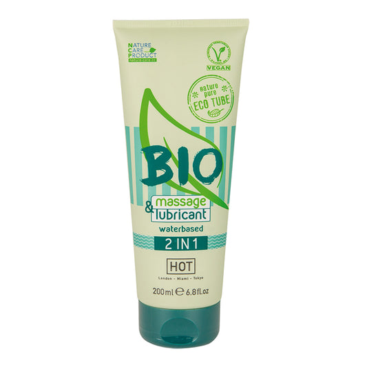 HOT BIO 2 In 1 Massage & Lubricant Waterbased HOT BIO 2 In 1 Massage & Lubricant Waterbased - UABDSM