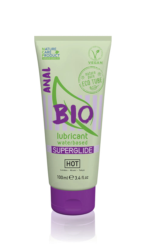 HOT BIO Superglide Anal Water-based Lubricant - 100 Ml - UABDSM