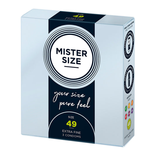 Mister Size 49mm Your Size Pure Feel Condoms 3 Pack Mister Size 49mm Your Size Pure Feel Condoms 3 Pack - UABDSM