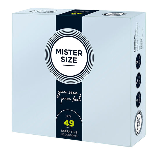 Mister Size 49mm Your Size Pure Feel Condoms 36 Pack Mister Size 49mm Your Size Pure Feel Condoms 36 Pack - UABDSM