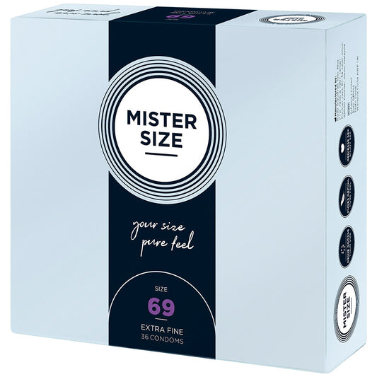Mister Size 69mm Your Size Pure Feel Condoms 36 Pack Mister Size 69mm Your Size Pure Feel Condoms 36 Pack - UABDSM
