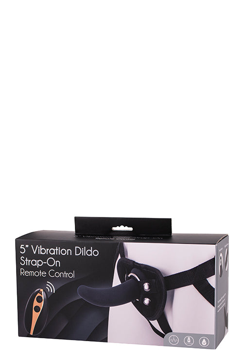 5inch Vibration Dildo Strap-on Black