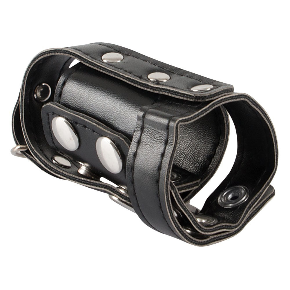 Rebel Mens Gear Ball Stretcher With Separator And D Ring - UABDSM