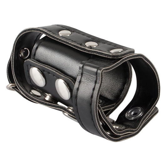 Rebel Mens Gear Ball Stretcher With Separator And D Ring - UABDSM