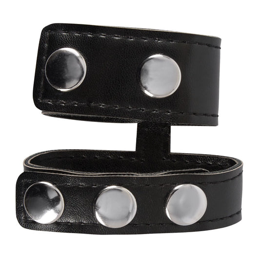 Rebel Mens Gear Cock Strap With Ball Stretcher - UABDSM