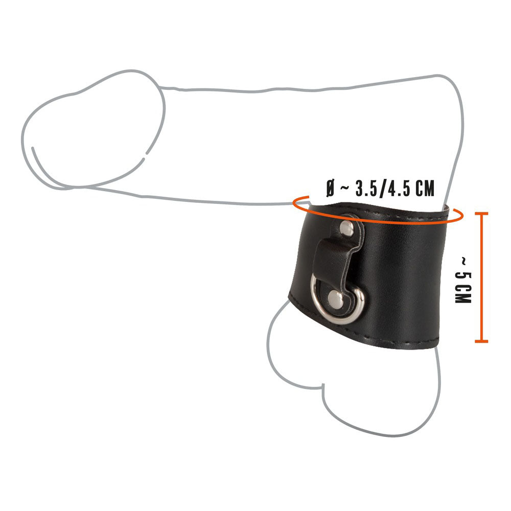 Rebel Mens Gear Ball Stretcher With D Ring - UABDSM