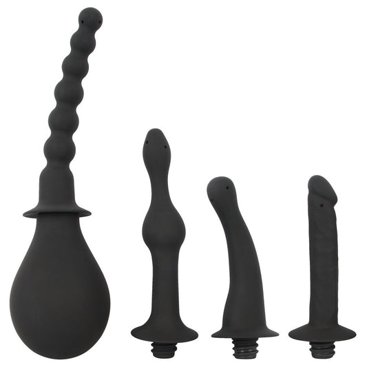 Black Velvet Douche With Four Attachments Black Velvet Douche With Four Attachments - UABDSM
