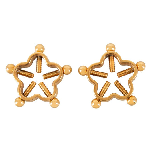 Bad Kitty Golden Flower Nipple Jewellery Bad Kitty Golden Flower Nipple Jewellery - UABDSM