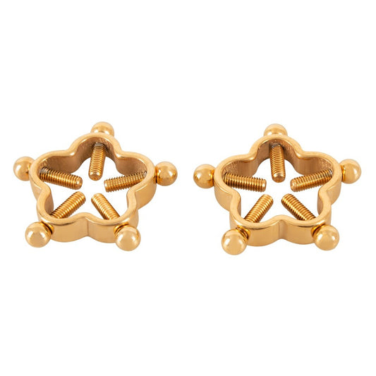 Bad Kitty Golden Flower Nipple Jewellery - UABDSM