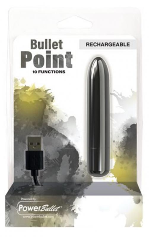 Powerful Bullet Vibrator - Black - UABDSM