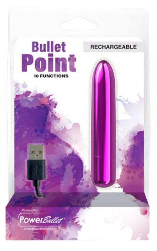 Powerful Bullet Vibrator - Purple - UABDSM