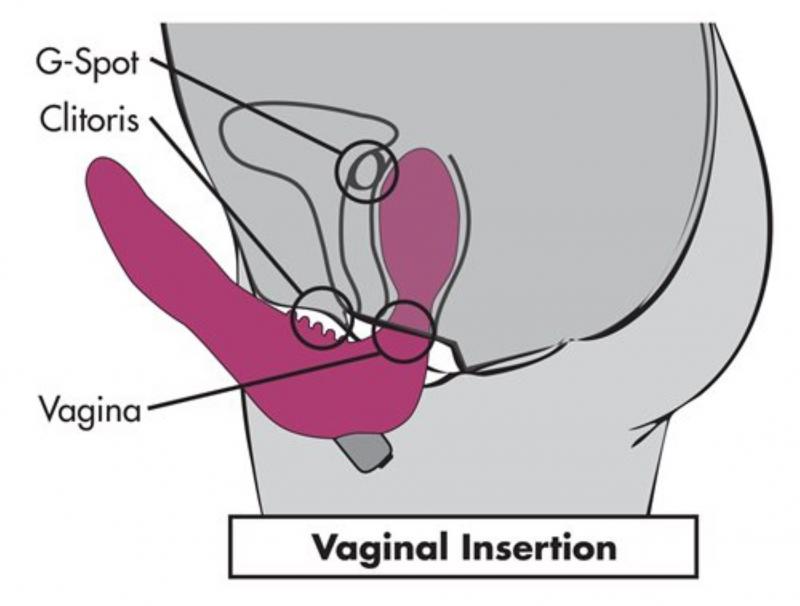 Infinity Vibrating Strapless Strap-On - Pink - UABDSM
