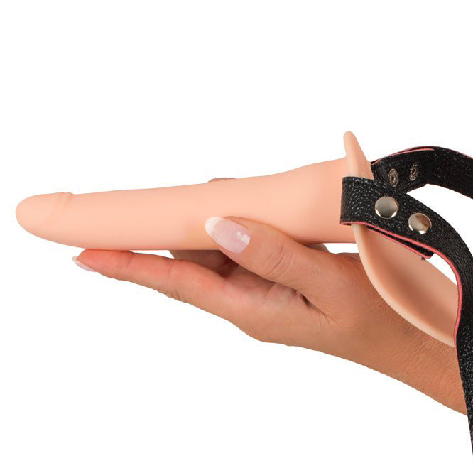 Soft Touch Silicone Rechargeable Vibrating Strap On - UABDSM