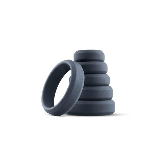 Set 6 Pieces Cock Ring Silicone - UABDSM