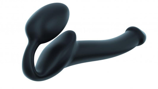 Strap On Me - Strapless Strap-On Dildo - Size S - Black - UABDSM