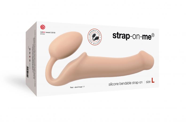 Strap On Me - Strapless Strap-On Dildo - Size L - Beige - UABDSM