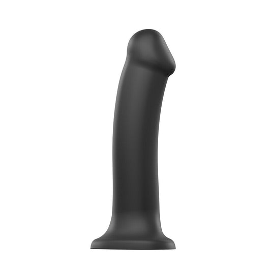 Strap On Me Silicone Dual Density Bendable Dildo Large Black Strap On Me Silicone Dual Density Bendable Dildo Large Black - UABDSM