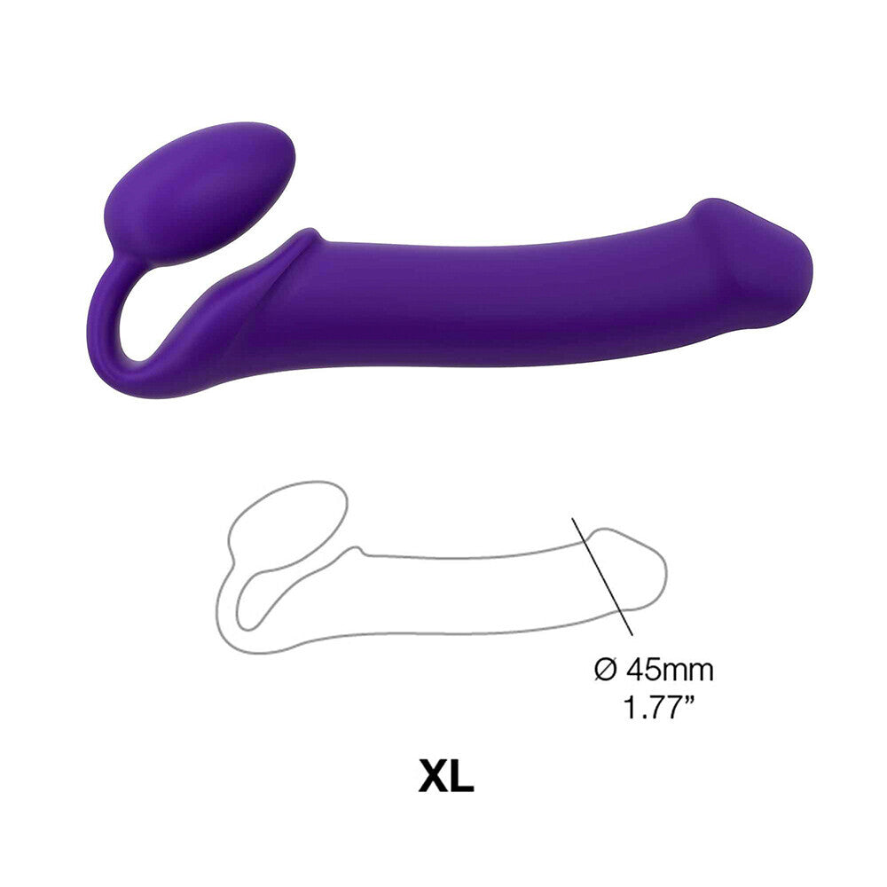 Strap On Me Silicone Bendable Strapless Strap On XLarge Purple - UABDSM