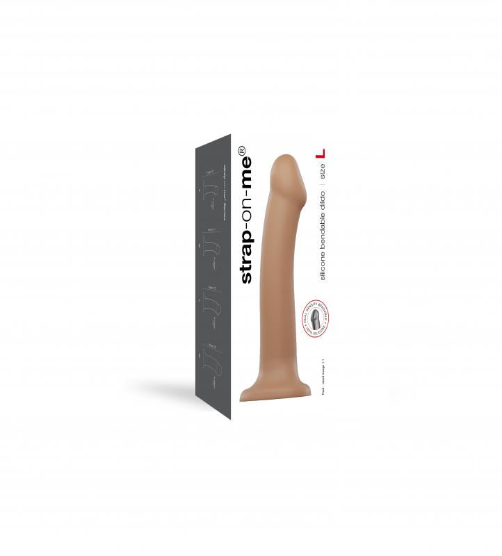 Strap On Me - Flexible Silicone Dildo - L - UABDSM