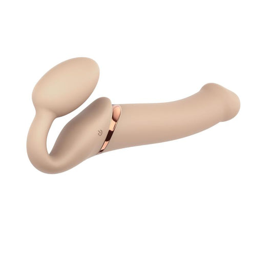 Strap On Me - Strapless Vibrating Strap-On Dildo - Size L - Beige Strap On Me - Strapless Vibrating Strap-On Dildo - Size L - Beige - UABDSM