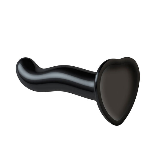 Strap On Me Prostate and G Spot Curved Dildo Medium Black - UABDSM