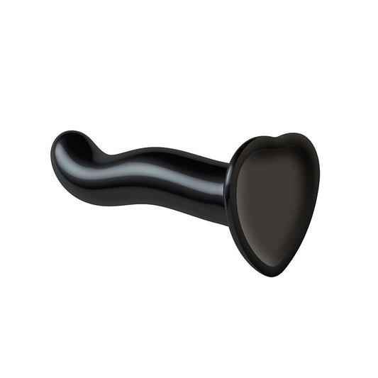 Strap On Me Prostate and G Spot Curved Dildo Large Black - UABDSM