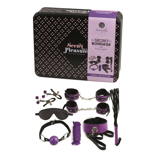 Secret Bondage Kit Black And Purple Collection Secret Bondage Kit Black And Purple Collection - UABDSM