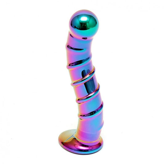 Sensual Multi Coloured Glass Nikita Dildo Sensual Multi Coloured Glass Nikita Dildo - UABDSM
