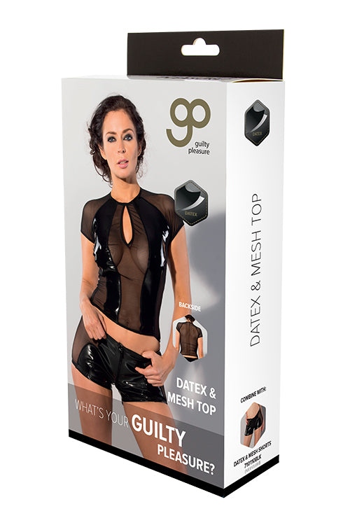 Gp Datex & Mesh Top Black L