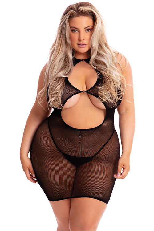 Follow Me Mini Dress Black Plus Size Follow Me Mini Dress Black Plus Size