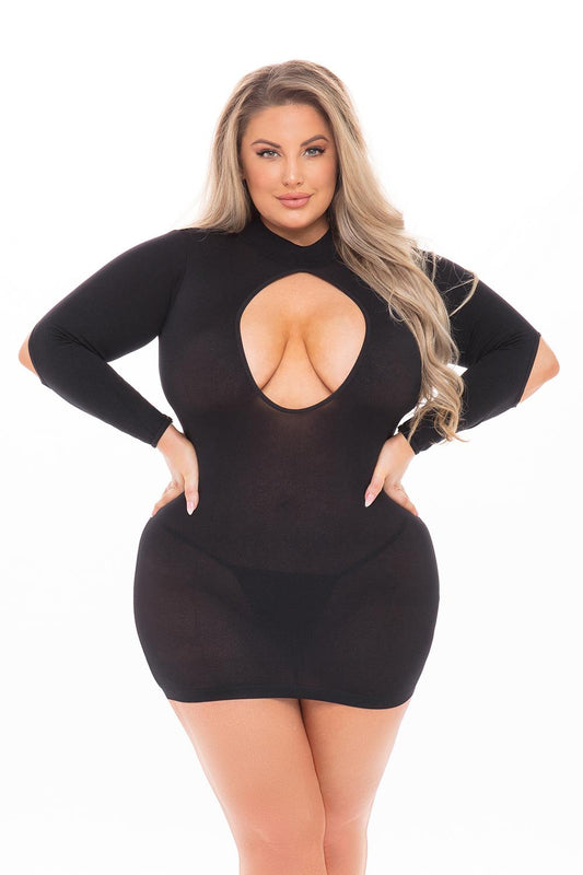 Devilish Backless Dress Black Plus Size Devilish Backless Dress Black Plus Size