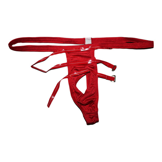 Mens Bondage Thong Red Mens Bondage Thong Red - UABDSM