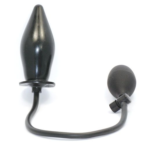 Pump N Play Black Inflatable Butt Plug - UABDSM