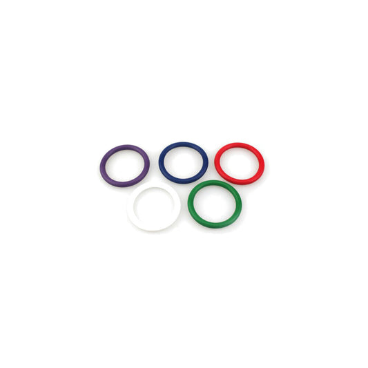Set Of 5 Rainbow Silicone Pleasure Rings Set Of 5 Rainbow Silicone Pleasure Rings - UABDSM