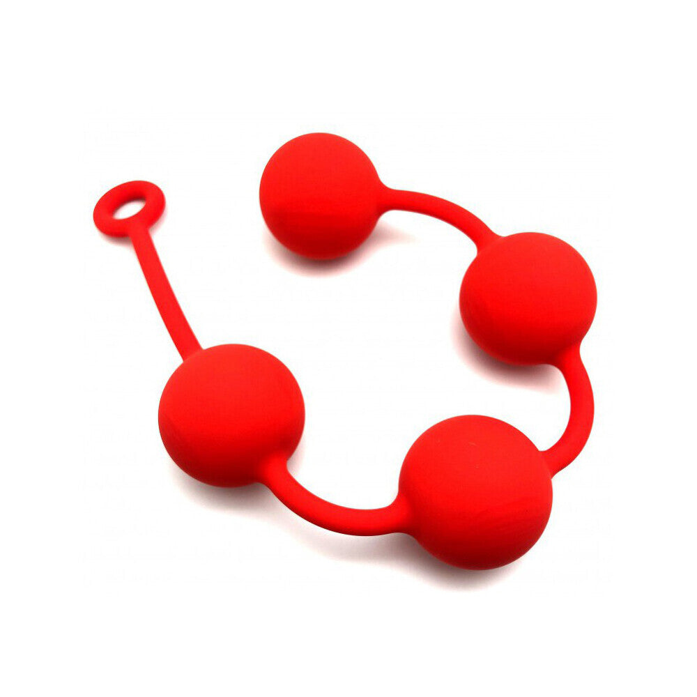 Red Quartet Anal Balls 6cm - UABDSM