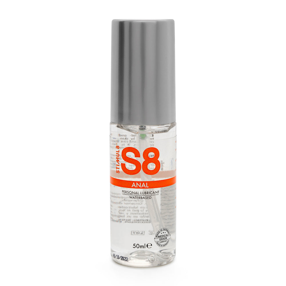 S8 Water Based Anal Lube 50ml - UABDSM
