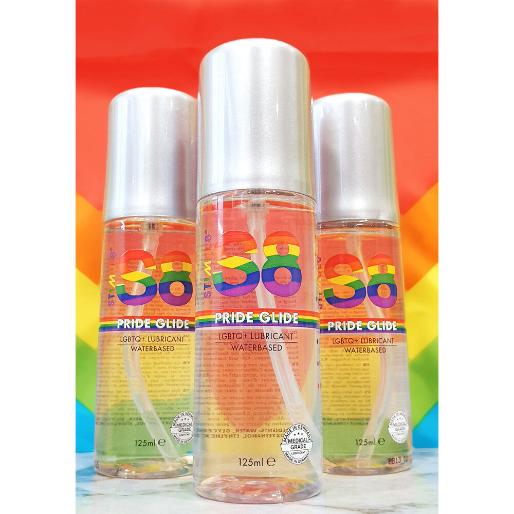 S8 Pride Glide Water Based Lubricant 125ml - UABDSM