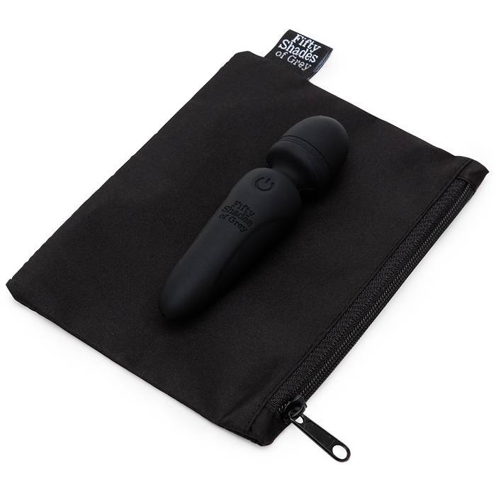 Fifty Shades of Grey Sensation Rechargeable Mini Wand Vibrator - UABDSM