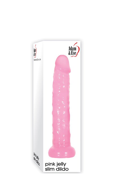 A&e Pink Jelly Slim Dildo
