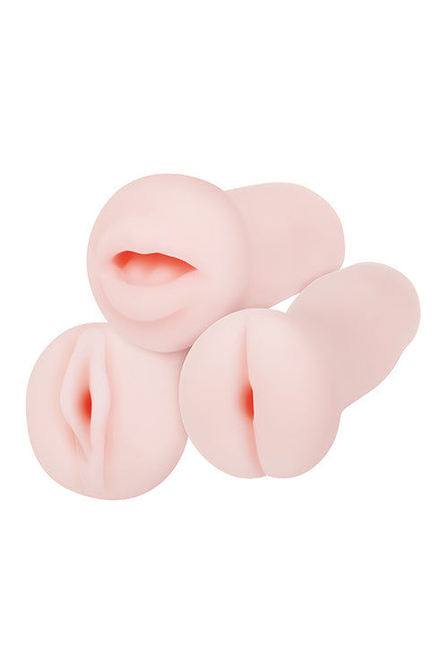 A&e Stroker Trio Flesh A&e Stroker Trio Flesh