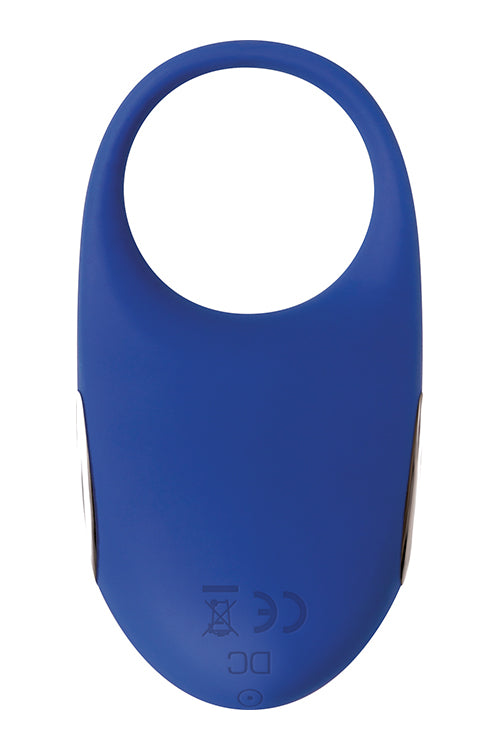 A&e Rechargeable Couples Penis Ring Blue