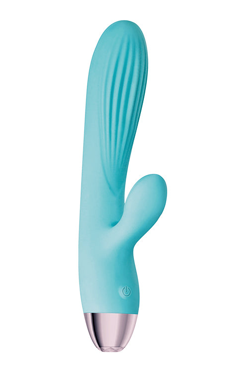 A&e Eves Pulsating Dual Massager Blue A&e Eves Pulsating Dual Massager Blue
