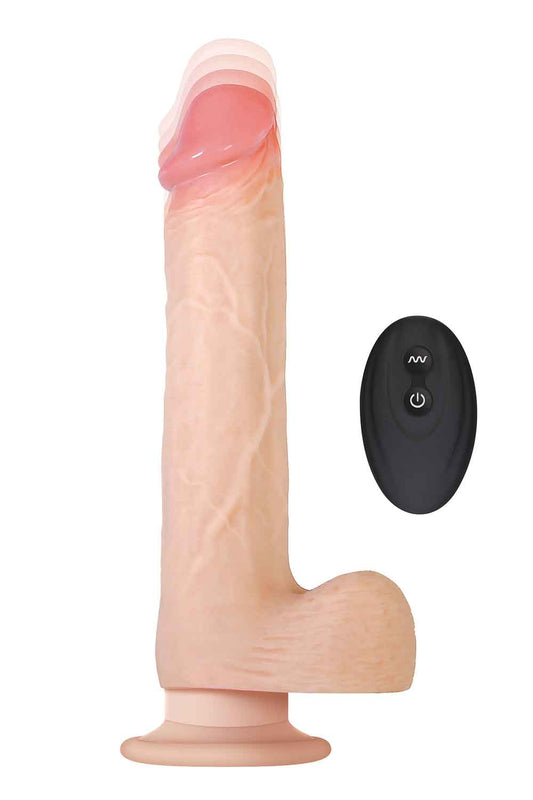 A&e Adams Thrusting Dildo With Remote A&e Adams Thrusting Dildo With Remote