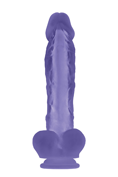 Evolved Luminous Dildo Stud Purple